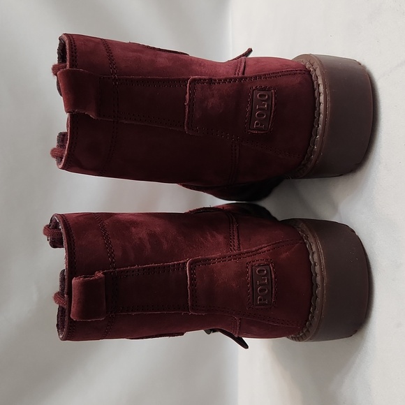 Polo Ralph Lauren Ranger Hi II Leather Boots (Boys Size 1) - Picture 8 of 16